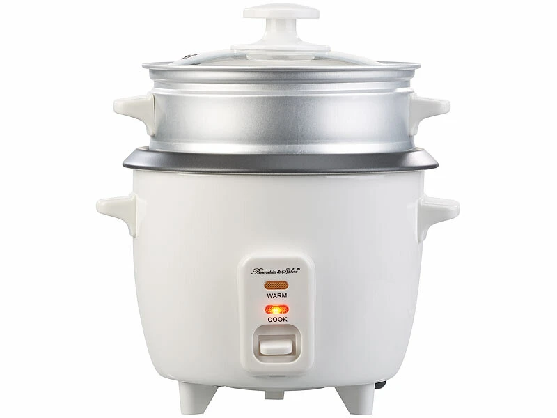 Mini Cuiseur à Riz Avec Panier Vapeur Et Mode Maintien Au Chaud, 0,5 L, 350 W – Image 2