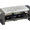 Mini-raclette 'Duo' Avec Gril Et Pierre à Cuisson - Noir