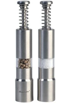 2 Moulins à Poivre Ou à Sel En Acier