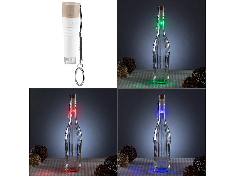 3 Bouchons Lumineux Rechargeables - Lumière RGB – Image 2