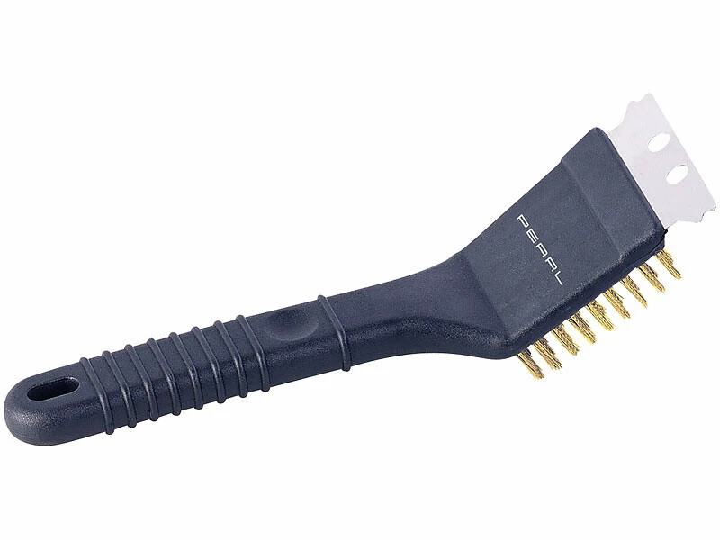 Pearl 3 Brosses Métalliques Pour Barbecue Avec Grattoir En Acier – Image 2