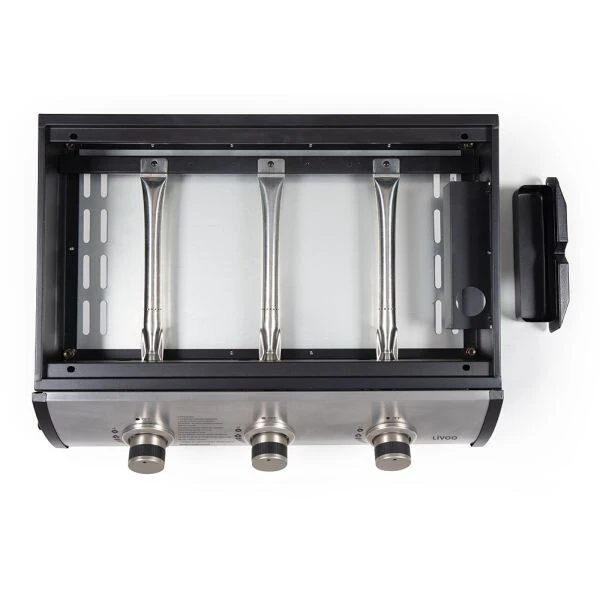 LIVOO Plancha Au Gaz DOC277 Avec 3 Brûleurs – Image 4