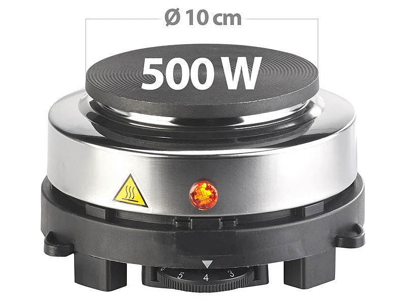 Plaque De Cuisson Simple 500 W - Ø 10 Cm