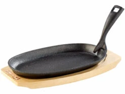 Plat En Fonte Avec Poignée Amovible - 24 Cm