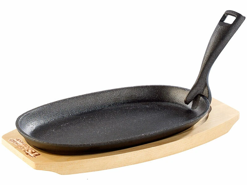 Plat En Fonte Avec Poignée Amovible - 24 Cm