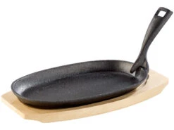 Plat En Fonte Avec Poignée Amovible - 28 Cm