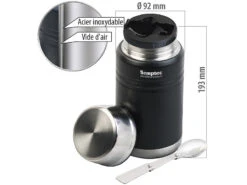 Récipient Isotherme à Double Paroi 750 ml Avec Cuillère