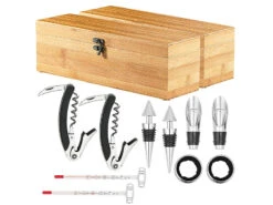 2 Coffrets Ă Bouteille En Bambou