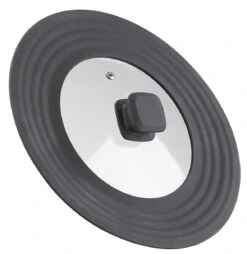 Couvercle Universel En Verre Et Silicone Ø 18 à 28 Cm