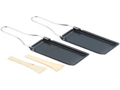 2 Poêlons à Fromage Pour Barbecue, Avec Manche Pliable